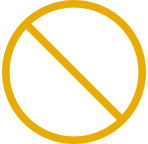 Absence of scheduled withdrawal bleeding icon